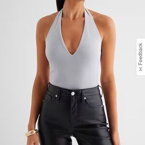 Express Body Contour halter bodysuit